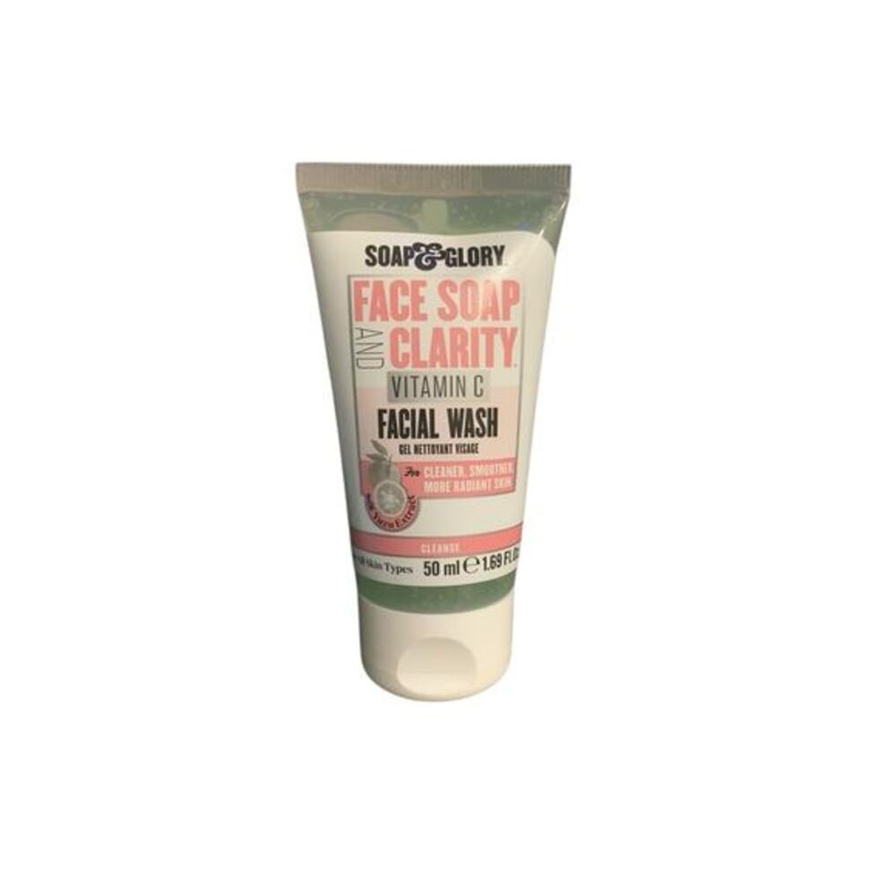 Soap & Glory Face Soap Clarity Vitamin C Facial Wash 1.69oz 50mL Yuzu Extract